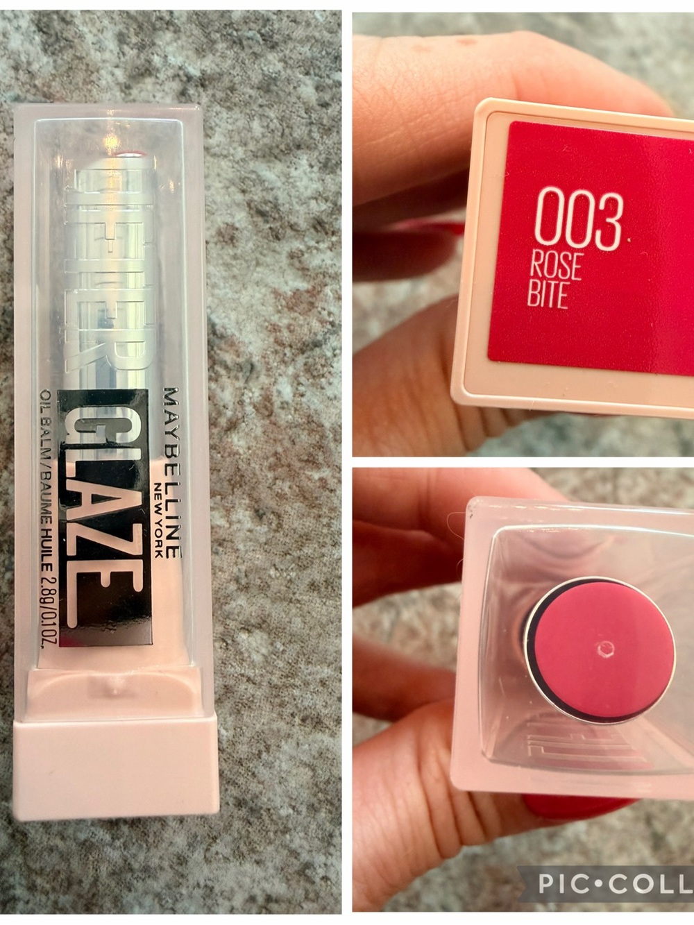 Maybelline Glaze Lip Oil Balm 003 Rose Bite